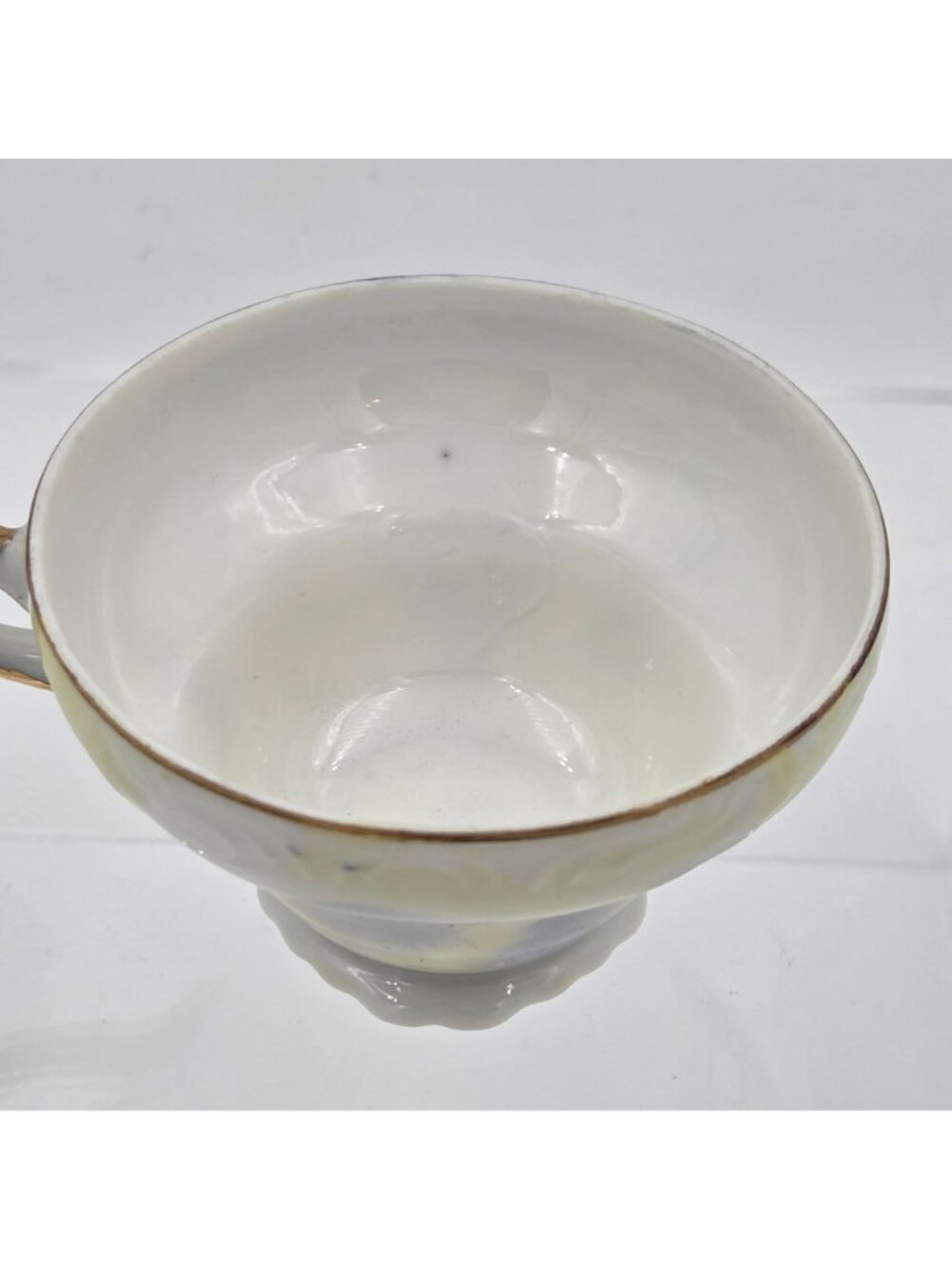 Lefton Festival SL2619 Set of 2 Snack Plate and Cup Porcelain Purple Green Grape - Picture 7 of 10